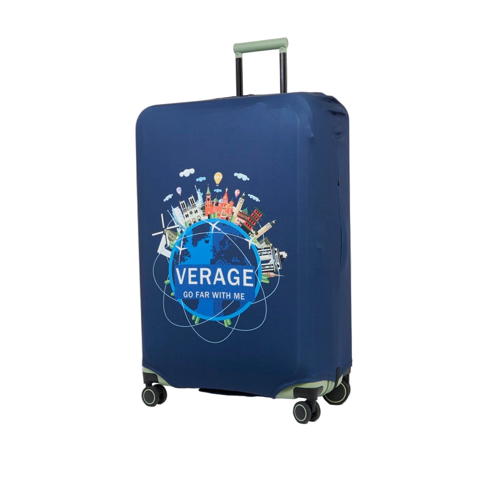 כיסוי מזוודה אלסטי LARGE מבית VERAGE לזיהוי והגנה משריטות למזוודות בגודל גדול עד ענק