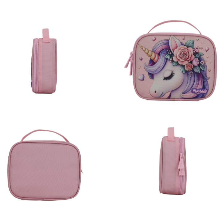 מארז תיק אורתופדי 9 ב 1 כולל עגלה דגם יוניקורן Dramland Deluxe מבית Marshmelo