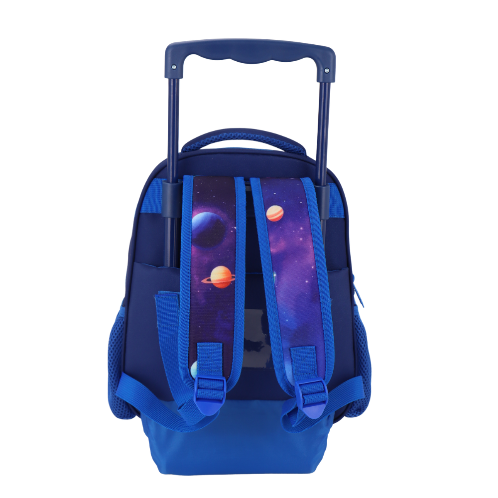 סט תיק גן עם טרולי מובנה 5 ב 1 דגם חללית מסדרת Dreamland Trolly set מבית Marshmelo