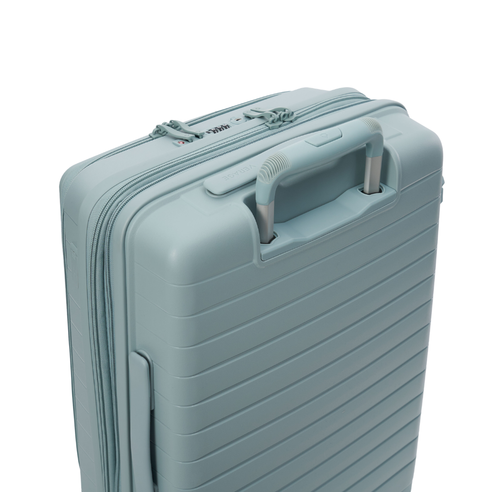 מזוודה טרולי עליה למטוס קשיחה ״20 בלתי שבירה עם פתיחה כפולה דגם Tenby Monti מבית היוקרה האנגלי VERAGE