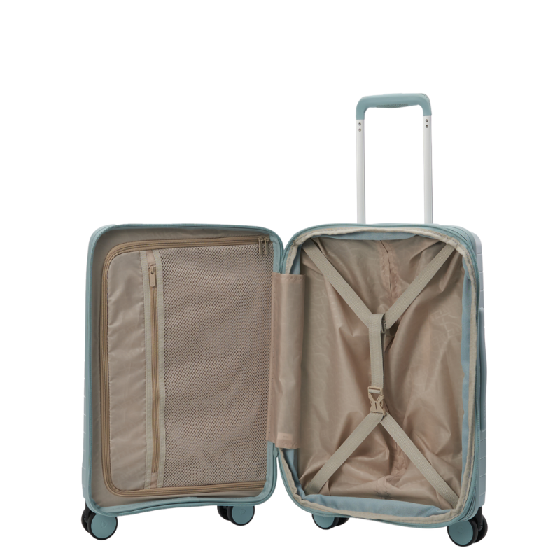 מזוודה טרולי עליה למטוס קשיחה ״20 בלתי שבירה עם פתיחה כפולה דגם Tenby Monti מבית היוקרה האנגלי VERAGE