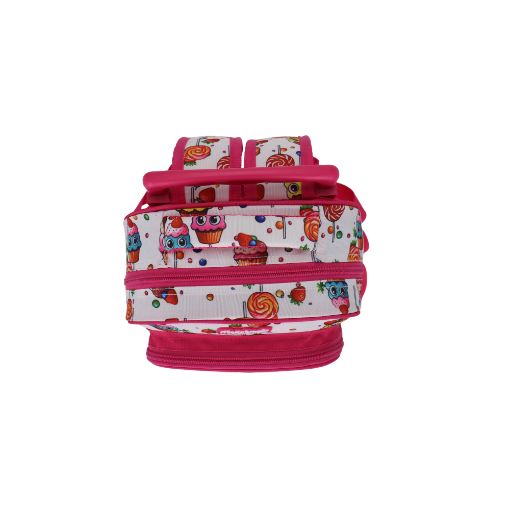 סט תיק גן עם טרולי מובנה 5 ב 1 דגם גלידה מסדרת Dreamland Trolly set מבית Marshmelo