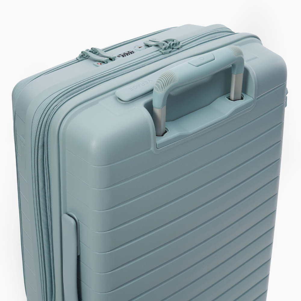 מזוודה טרולי עליה למטוס קשיחה ״20 בלתי שבירה עם פתיחה כפולה דגם Tenby Monti מבית היוקרה האנגלי VERAGE