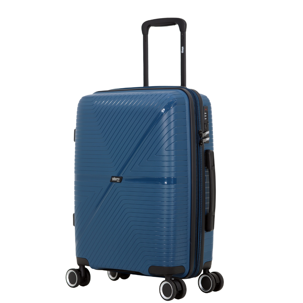 מזוודת טרולי עליה למטוס ״20 קשיחה איכותית בלתי שבירה PP דגם LYNX מבית המותג GIPRO JAPAN