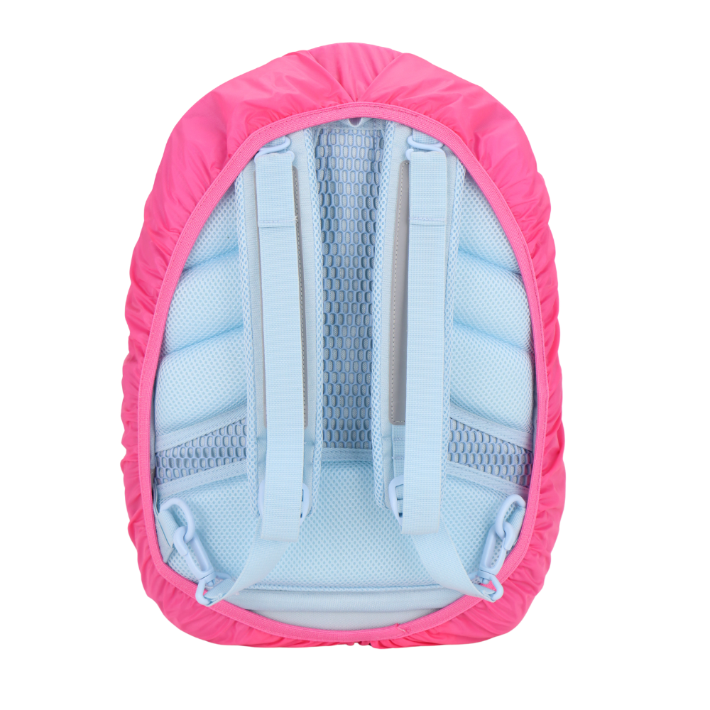 סט 9 ב 1 תיק בית ספר כולל עגלת טרולי דגם לב שקוף Dramland Deluxe מבית Marshmelo