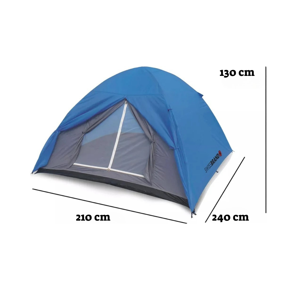 אוהל קמפינג 4 אנשים - 2 עונות מבית SWISSBRAND דגם CLASSIC TENT