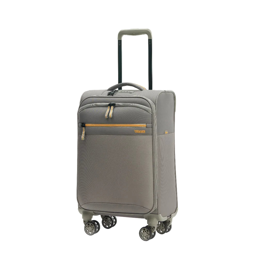 מזוודת טרולי עליה למטוס בד ״18.5 אולטרא לייט פרימיום דגם windermere מבית מותג היוקרה Verage אנגליה