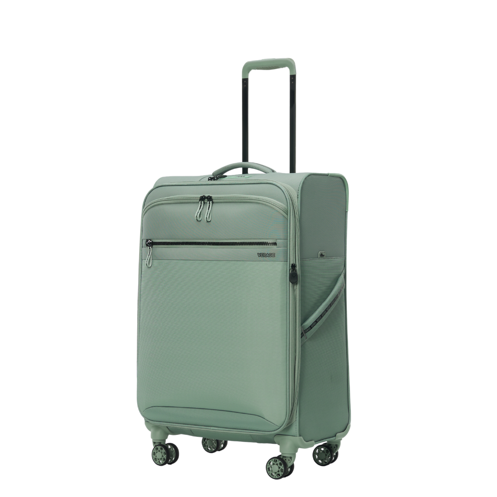 מזוודת טרולי עליה למטוס בד ״18.5 אולטרא לייט פרימיום דגם windermere מבית מותג היוקרה Verage אנגליה