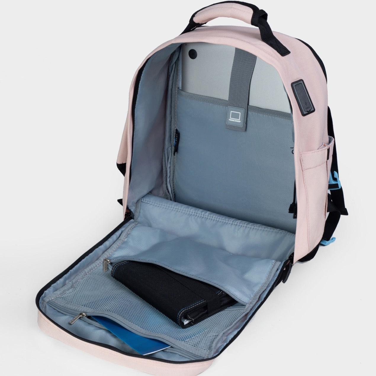 תיק עליה למטוס מתרחב מבית המותג ®CABIN FLY דגם SkyLite מידה S 40x25x20cm