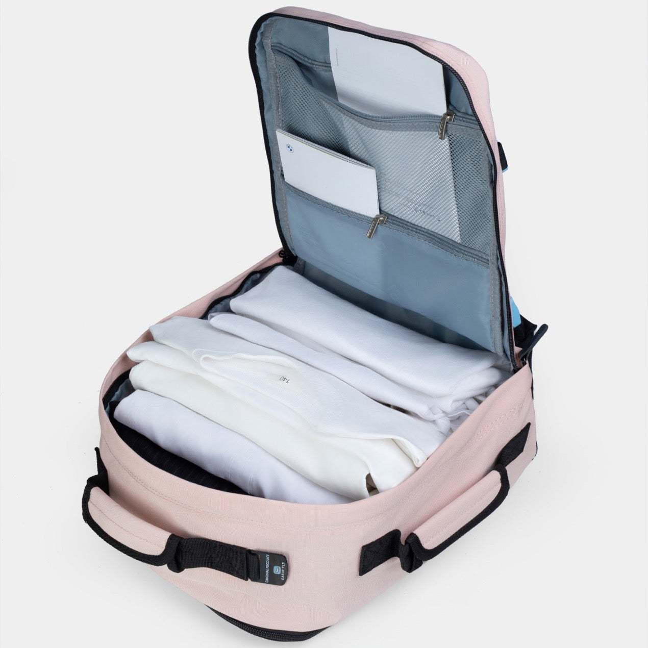 תיק עליה למטוס מתרחב מבית המותג ®CABIN FLY דגם SkyLite מידה S 40x25x20cm