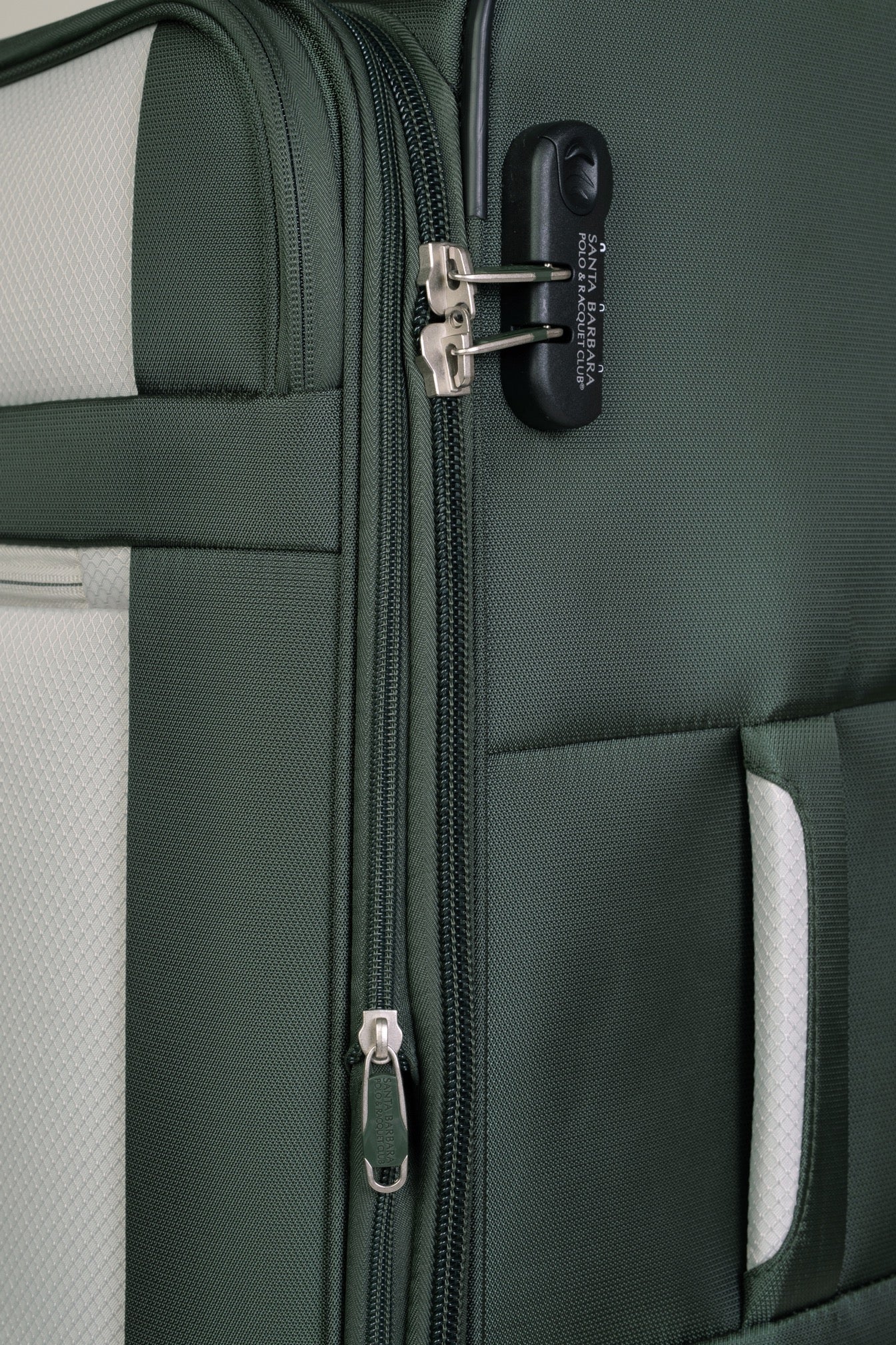 מזוודת עליה למטוס טרולי מתרחבת בד "19 דגם LOS ANGELES מבית המותג היוקרה POLO CLUB