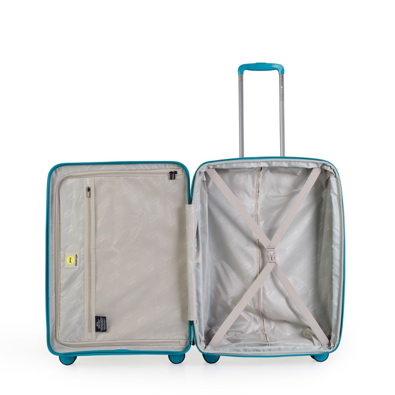 סט מזוודות קשיחות 100% פוליפרופילן אחריות נגד שבר מבית המותג האנגלי SLAZENGER דגם SPIRIT