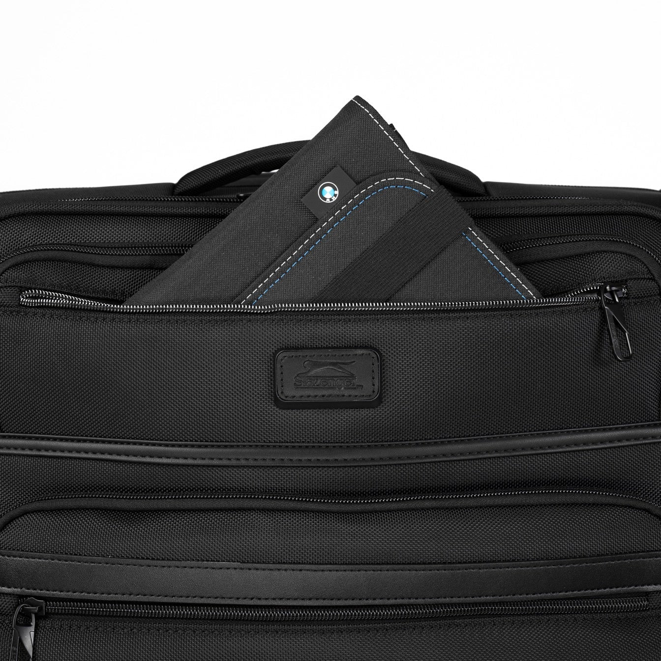 טרולי עסקי עם תא למחשב LAPTOP CASE מבית המותג SLAZENGER סדרת OXFORD