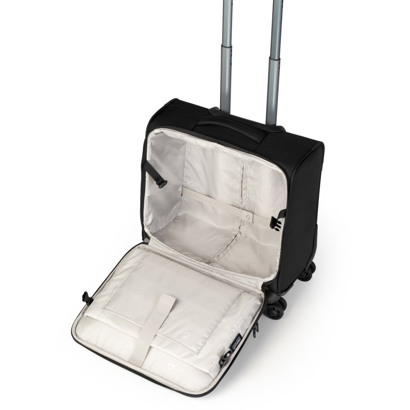 טרולי עסקי עם תא למחשב LAPTOP CASE מבית המותג SLAZENGER סדרת OXFORD