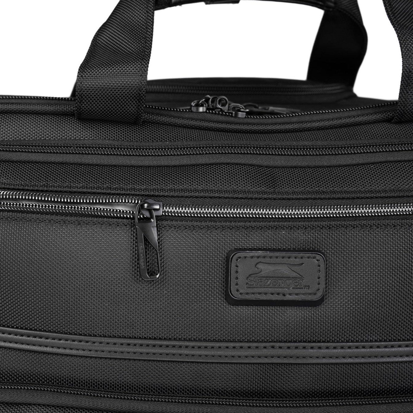 מזוודת טרולי עסקים 2 גלגלים עם תא לללפטופ LAPTOP CASE מבית המותג SLAZENGER סדרת OXFORD