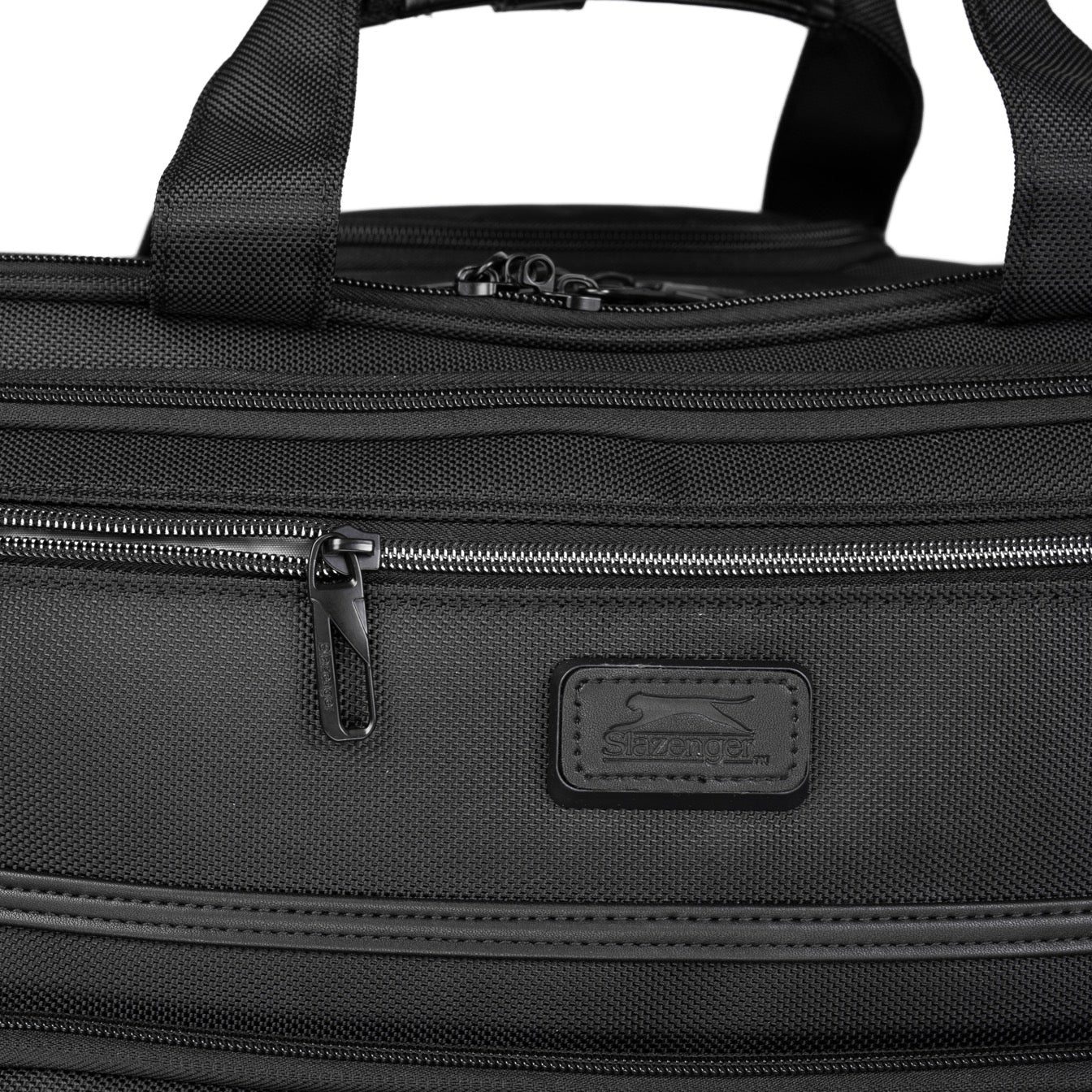 מזוודת טרולי עסקים 2 גלגלים עם תא לללפטופ LAPTOP CASE מבית המותג SLAZENGER סדרת OXFORD