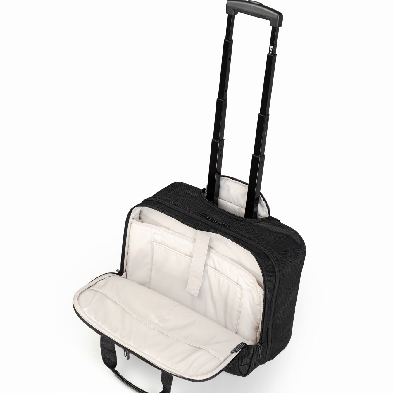 מזוודת טרולי עסקים 2 גלגלים עם תא לללפטופ LAPTOP CASE מבית המותג SLAZENGER סדרת OXFORD