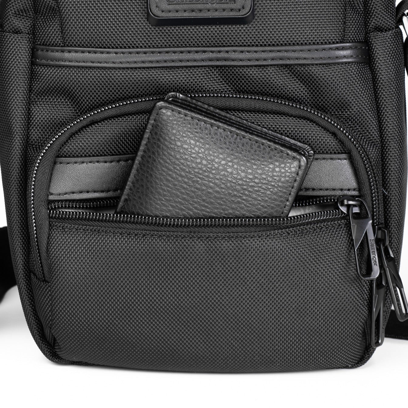 תיק צד פונקציונלי איכותי דגם OXFORD מבית המותג היוקרתי SLAZENGER