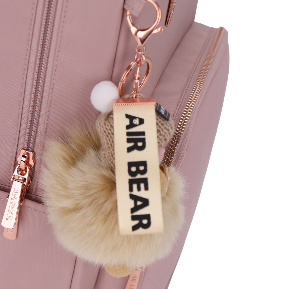 תיק גב חצי אורטופדי לבית הספר Soft Glam מבית Air Bear מבט מקרוב