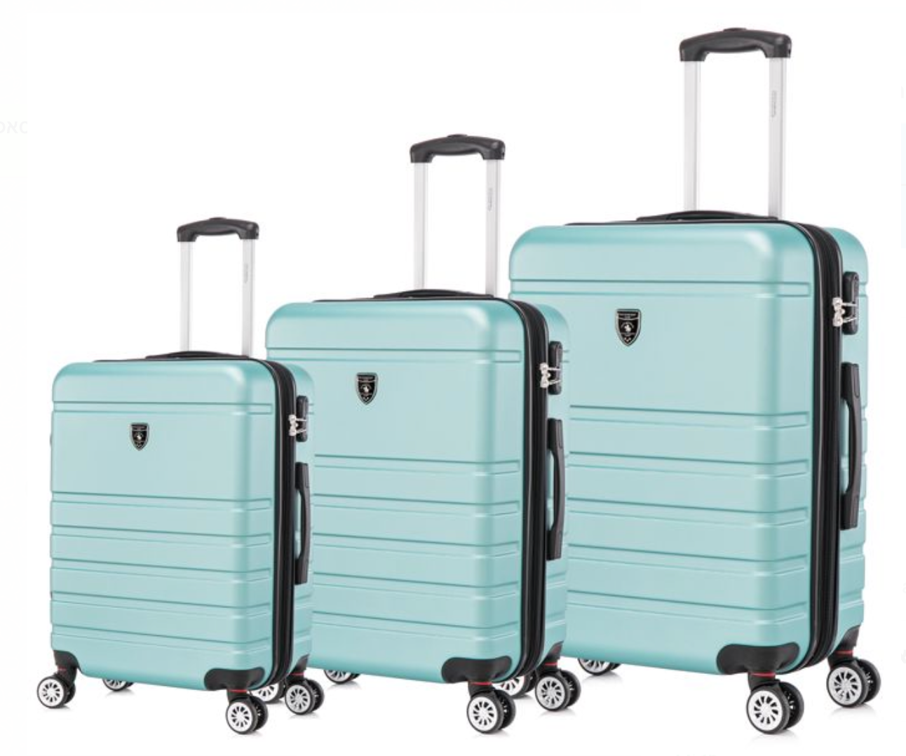 סט 3 מזוודות קשיחות דגם Tucson מבית המותג היוקרתי POLO CLUB