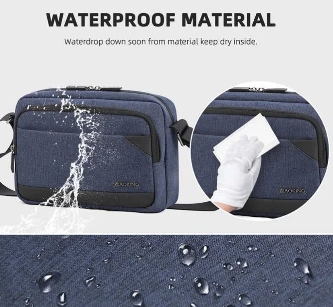 תיק צד עסקי פונקציונלי למחשב נייד 15.6" מבית AOKING