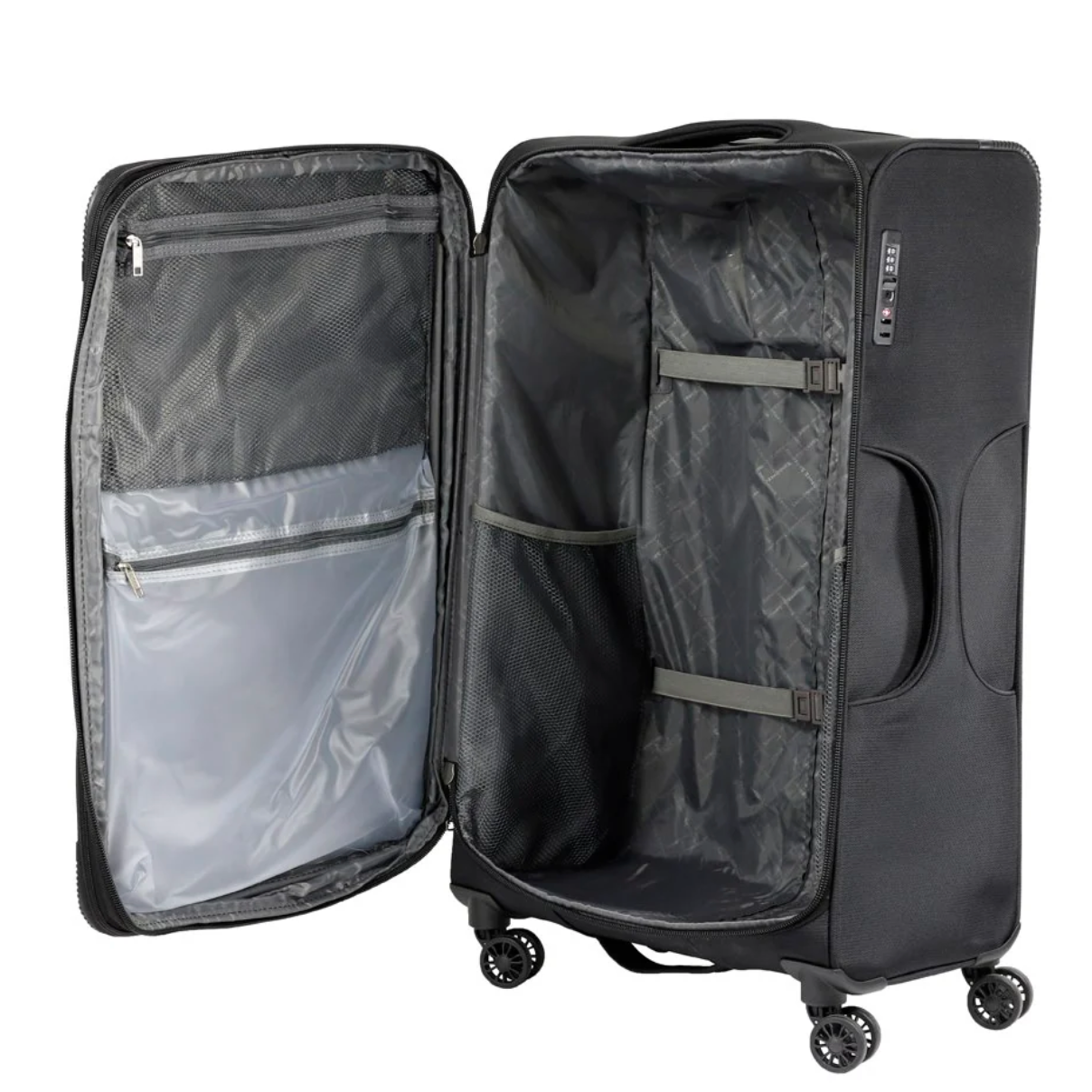 מזוודה גדולה בד עמידה ואיכותית ״28 מבית סמסונייט Samsonite דגם DAKAR 2.0 SPINNER EXP