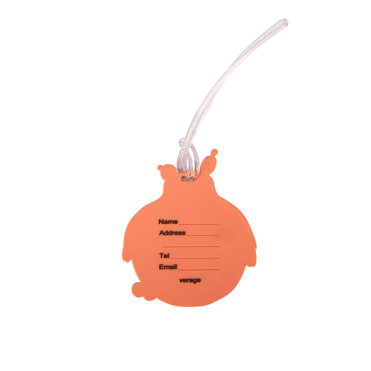 תג סיליקון למזוודה עמיד וגמיש בעיצוב צבעוני ואופנתי מבית מותג היוקרה VERAGE