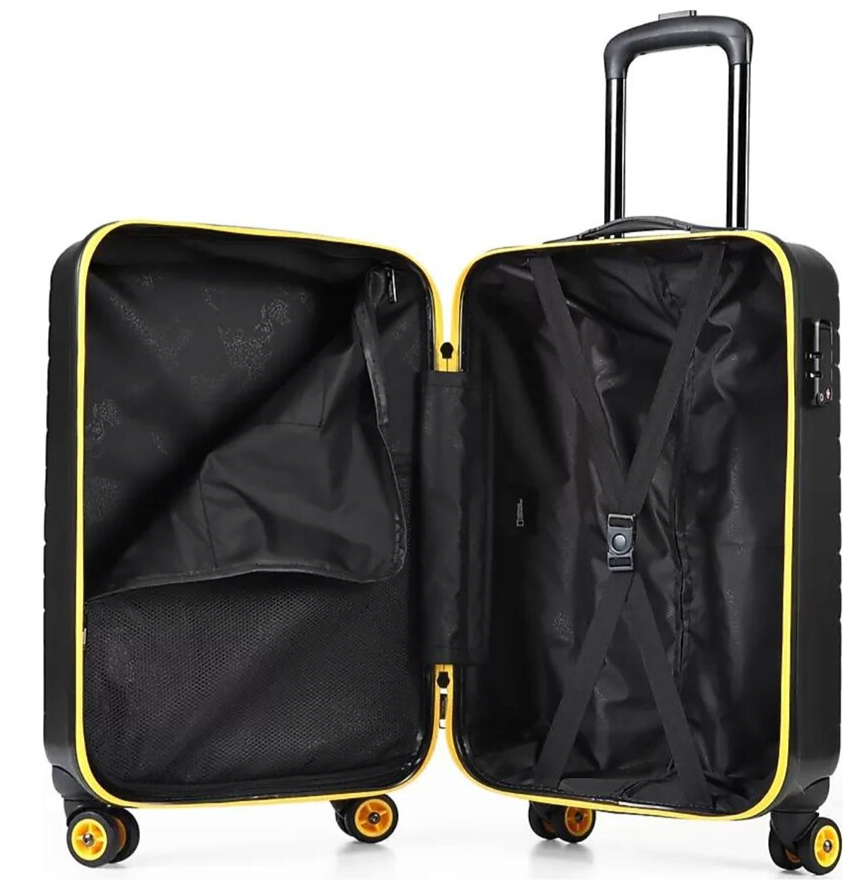 מזוודה בינונית 24" קשיחה ואיכותית דגם N-2003 מבית המותג היוקרתי National Geographic