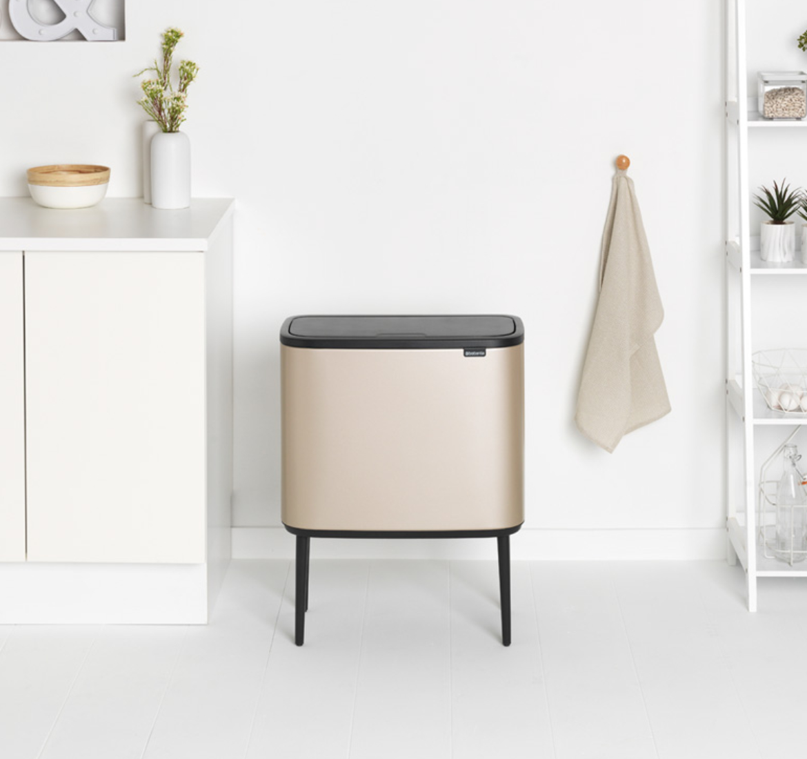 פח למטבח עם פתיחת טאץ׳ 36 ליטר דגם BO מבית המותג Brabantia