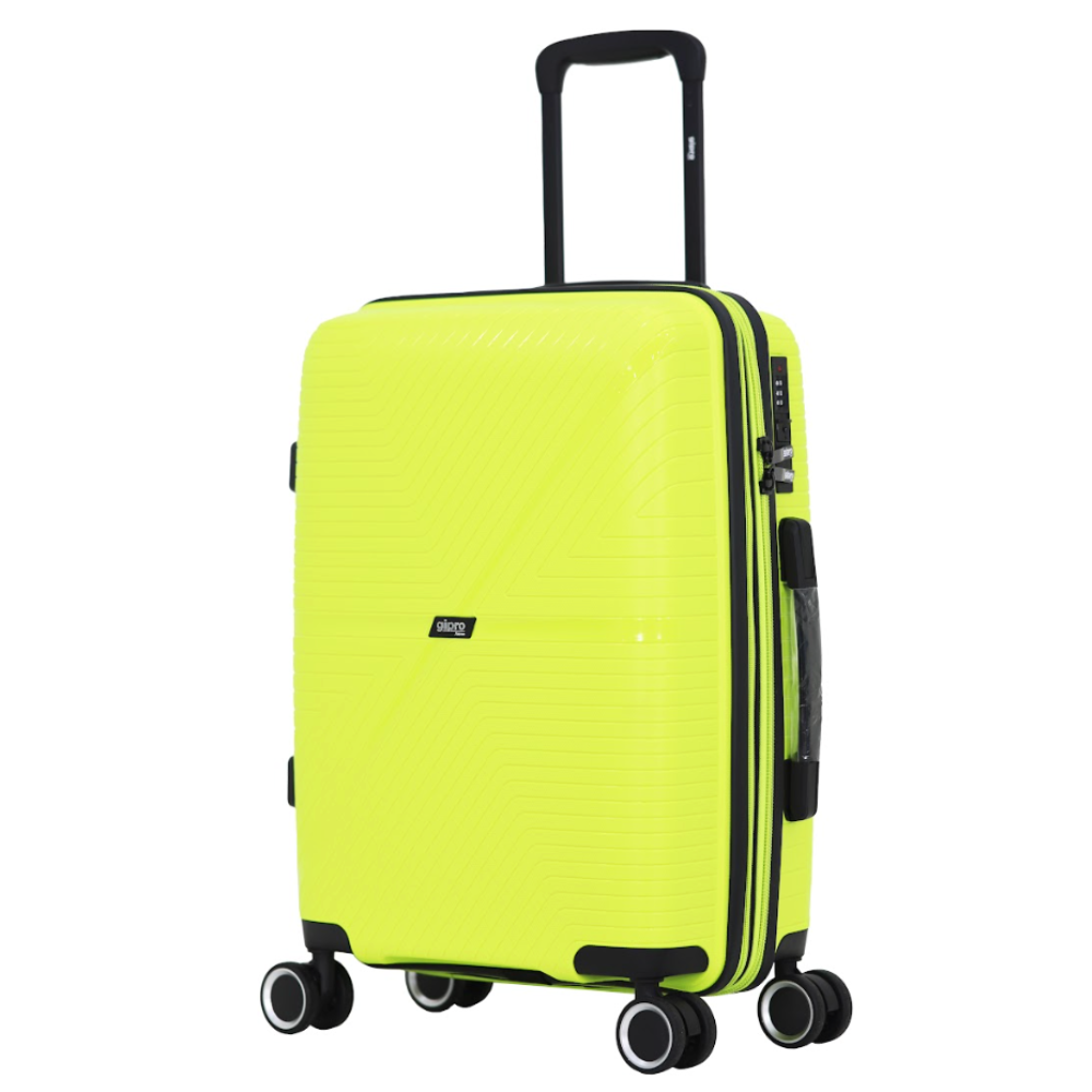 מזוודת טרולי עליה למטוס ״20 קשיחה איכותיות בלתי שבירה PP דגם LYNX מבית המותג GIPRO JAPAN