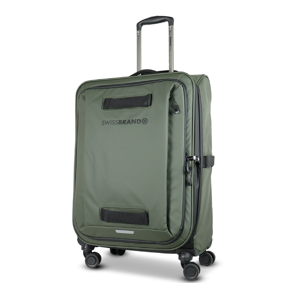 סט מזוודות בד מתרחבות איכותיות דגם Eclips מבית המותג השוויצרי SwissBrand