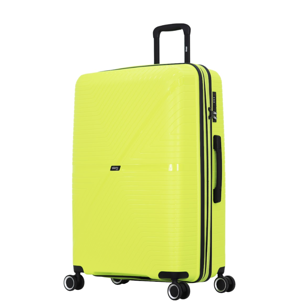 מזוודה גדולה ״28 קשיחה איכותית בלתי שבירה PP דגם LYNX מבית המותג GIPRO JAPAN