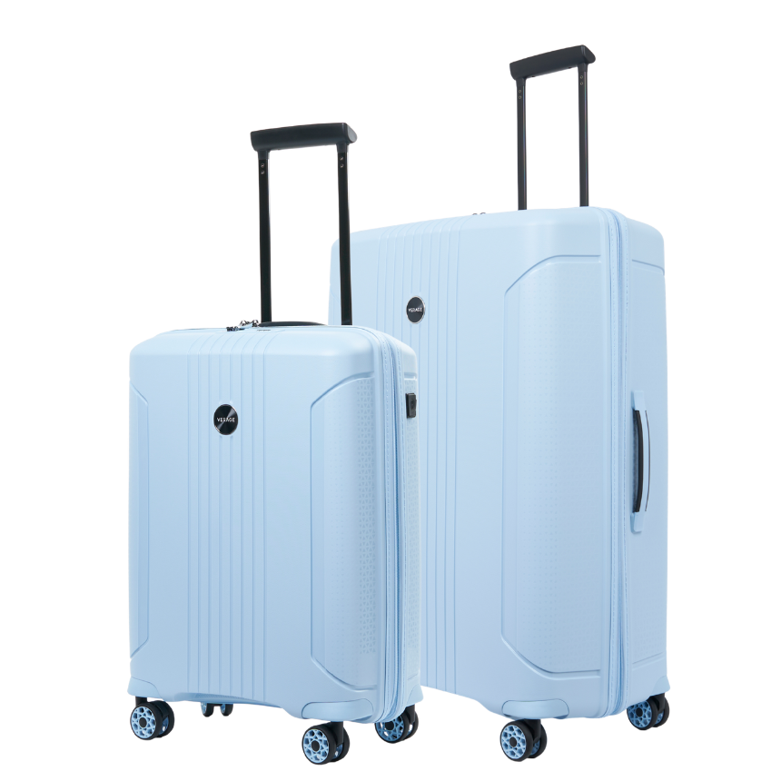 סט זוג מזוודות קשיחות מעוצבות ״29 + ״20 מסדרת הפרימיום Edinburgh מבית היוקרה האנגלי VERAGE