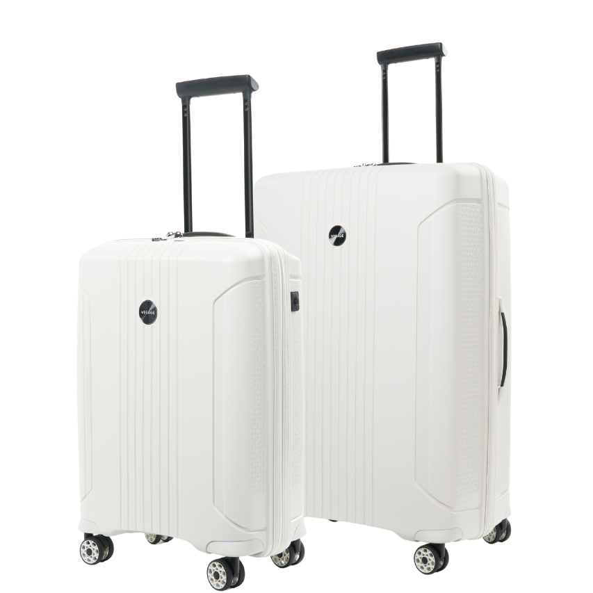 סט זוג מזוודות קשיחות מעוצבות ״29 + ״20 מסדרת הפרימיום Edinburgh מבית היוקרה האנגלי VERAGE