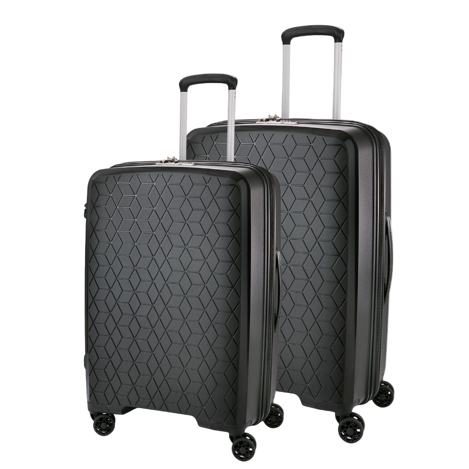 סט זוג מזוודות קשיחות גדולה ״29 ובינונית ״24 מבית היוקרה VERAGE דגם DIAMOND המפואר