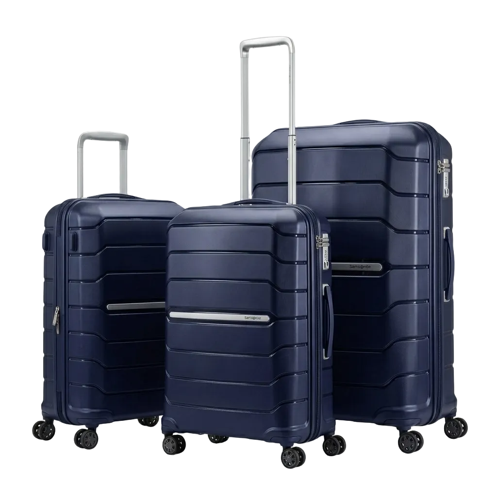 סט 3 מזוודות קשיחות מתרחבות דגם Octolite Spinner מבית המותג Samsonite