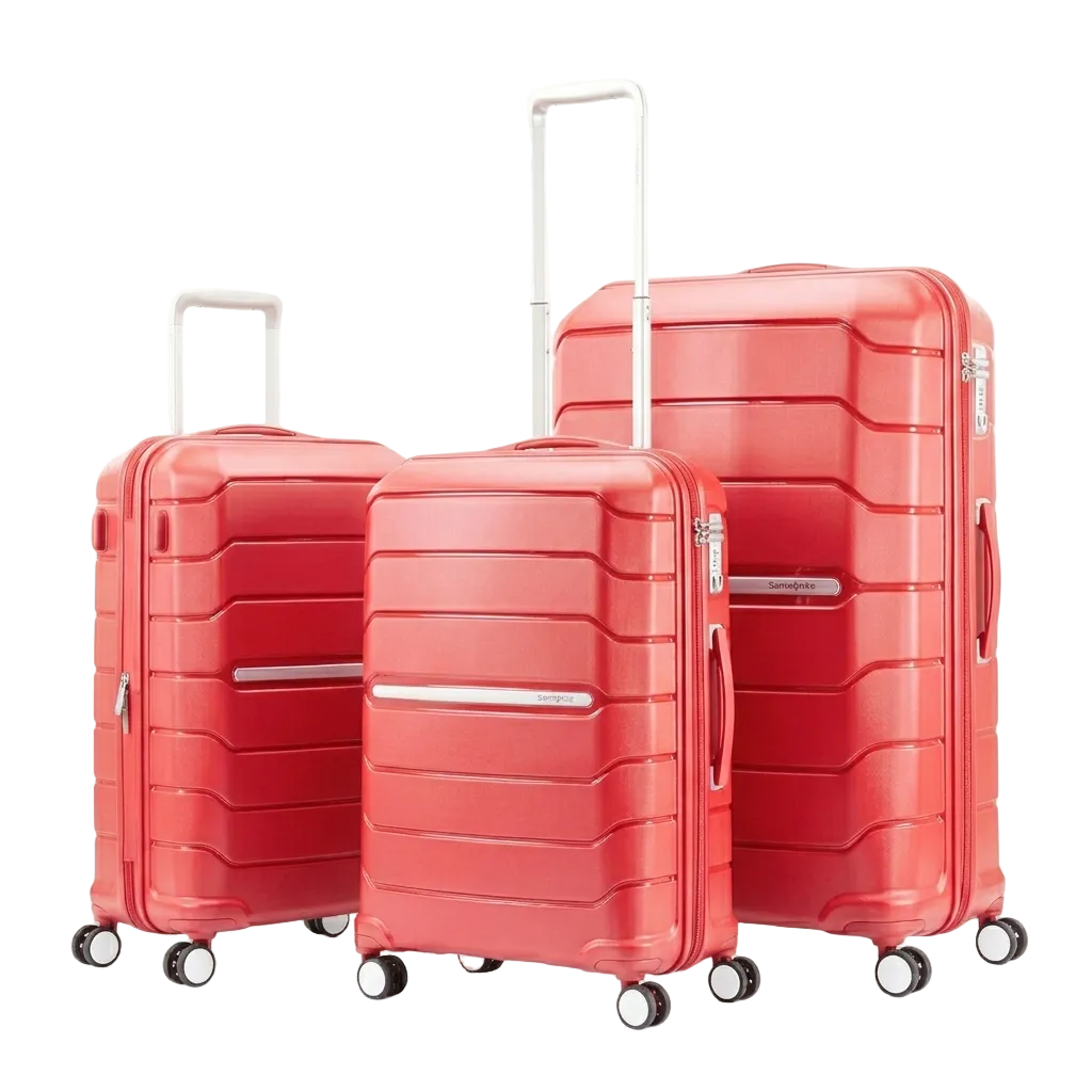 סט 3 מזוודות קשיחות מתרחבות דגם Octolite Spinner מבית המותג Samsonite