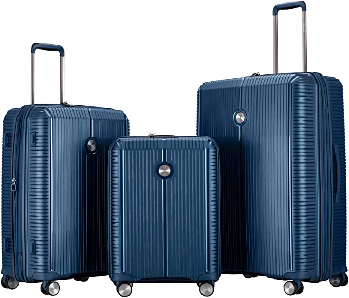 סט שלישיית מזוודות פרימיום קשיחות מהסדרה עטורת הפרסים מבית VERAGE דגם ROME