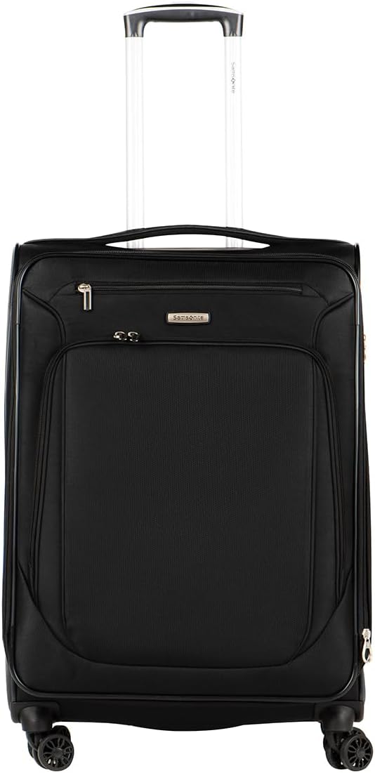 מזוודה בינונית בד ״25 מבית סמסונייט Samsonite דגם HYPERSPIN 25 EXP Spinner