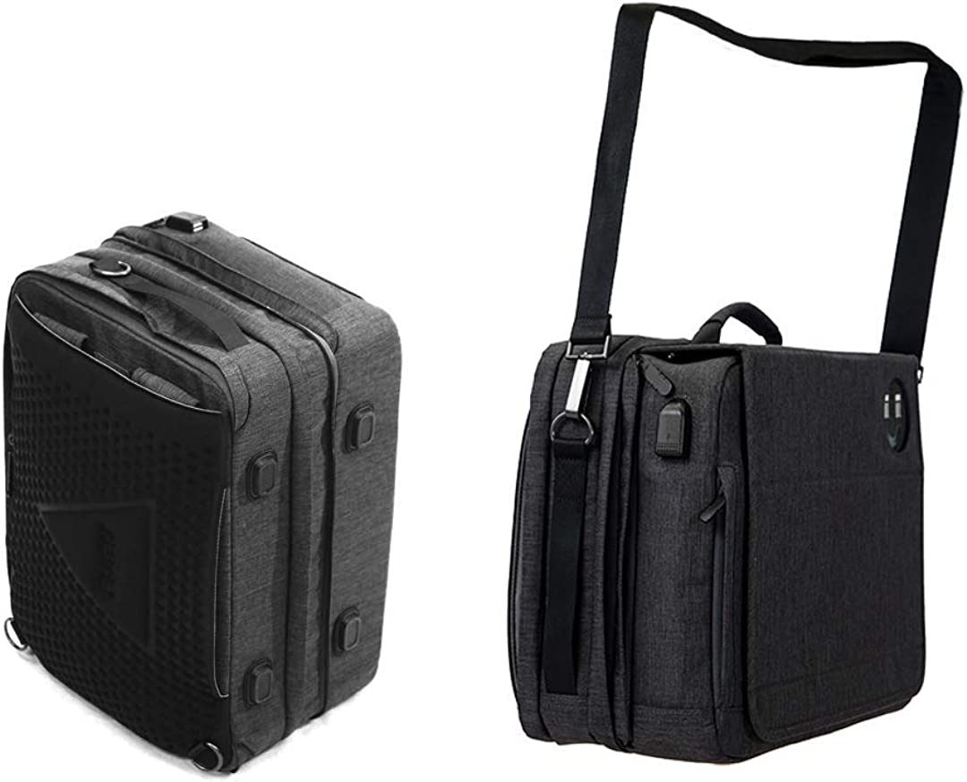 תיק מזוודה עסקי מודולרי פטנט עולמי רשום הכולל יציאת USB מתלבש על מזוודה Minilux Fugu