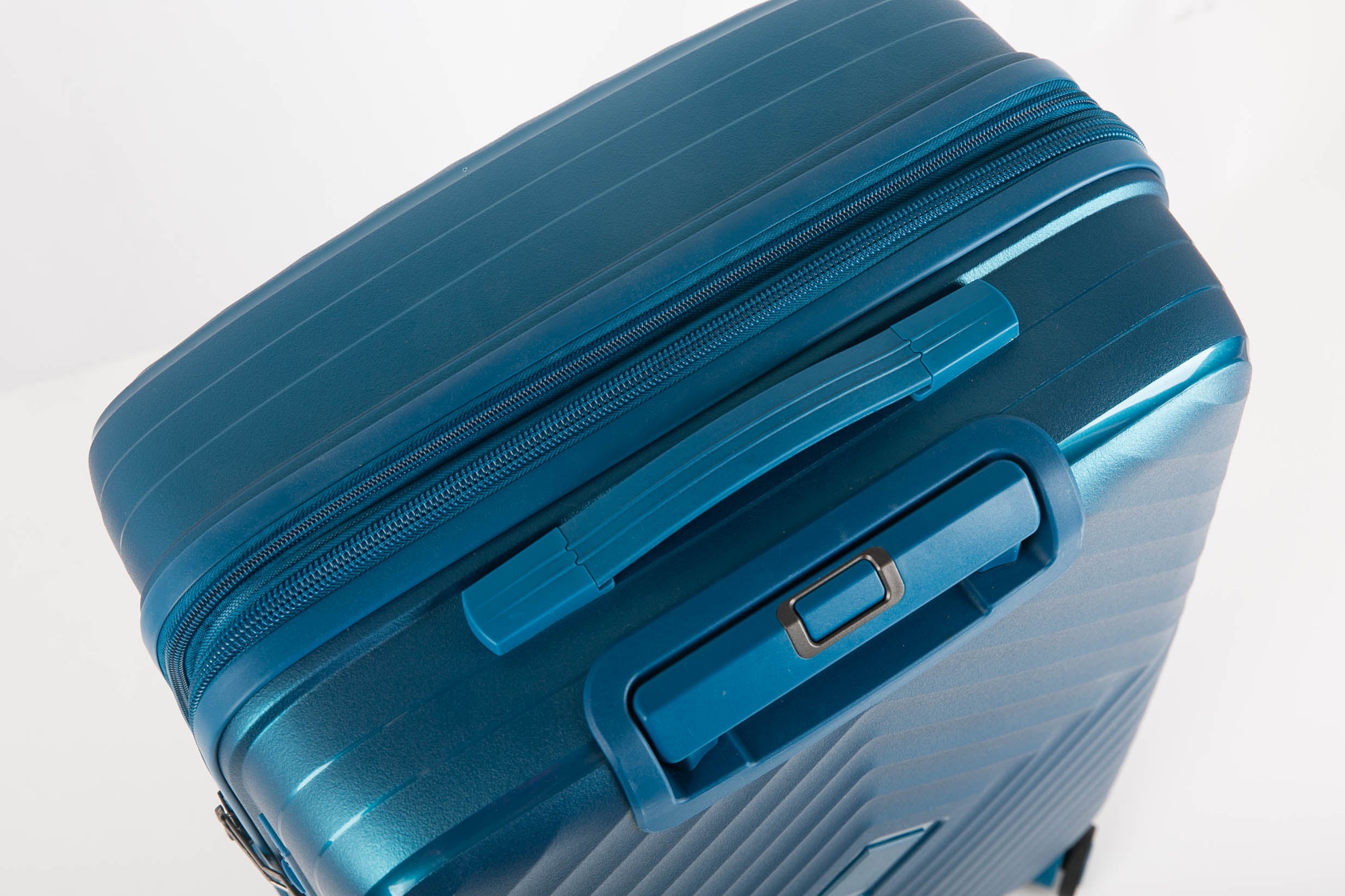 סט 3 מזוודות קשיחות דגם Milan מבית המותג היוקרתי POLO CLUB כחול מבט מעל