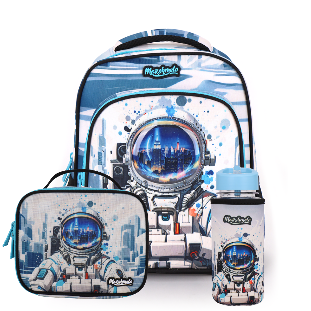 סט תיק גן 5 ב 1 דגם אסטרונאוט מסדרת Space Adventure מבית Marshmelo