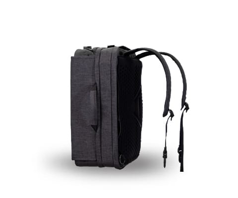 תיק מזוודה עסקי מודולרי פטנט עולמי רשום הכולל יציאת USB מתלבש על מזוודה Minilux Fugu