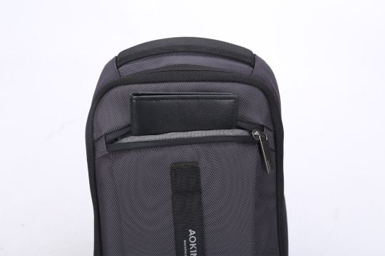 תיק צד אוכף שחור פונקציונלי לגבר