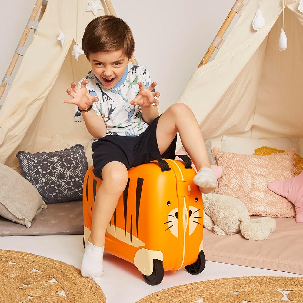 מזוודת רכיבה לילדים Dream Rider Ride-On מבית Samsonite דגם Tiger