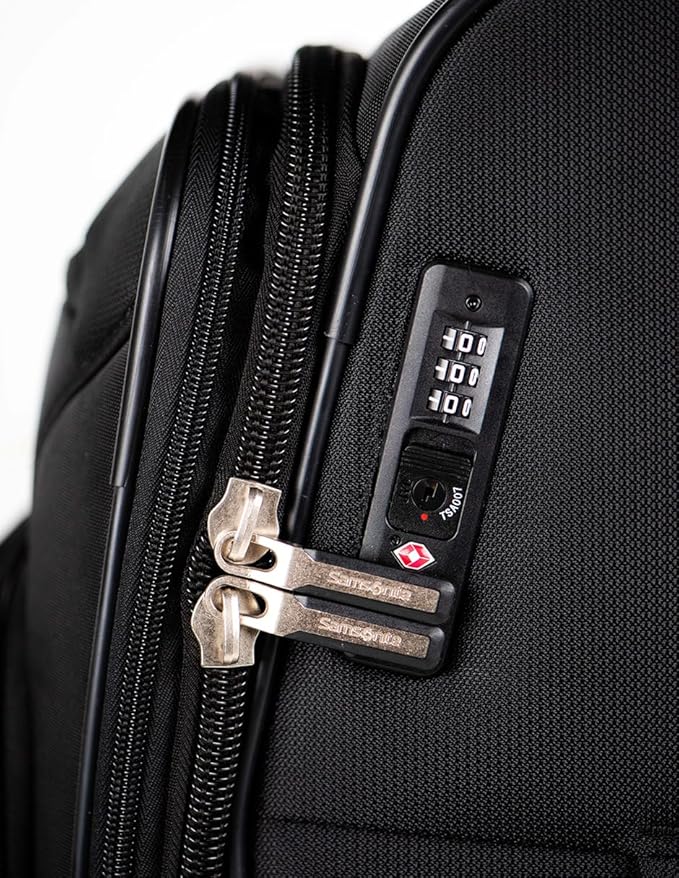 מזוודה בינונית בד ״25 מבית סמסונייט Samsonite דגם HYPERSPIN 25 EXP Spinner