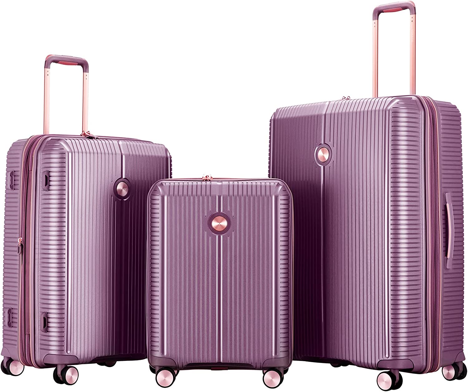 סט שלישיית מזוודות פרימיום קשיחות מהסדרה עטורת הפרסים מבית VERAGE דגם ROME