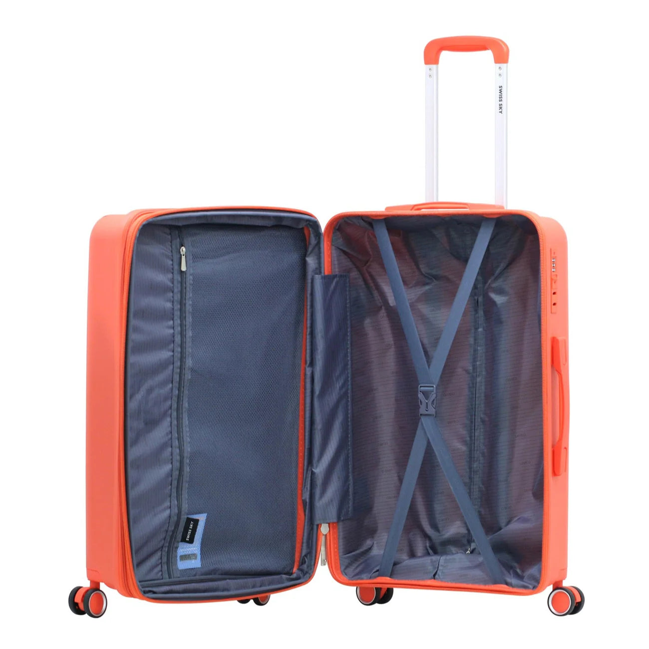 GIPRO JAPAN סט 3 מזוודות קשיחות בלתי שבירות PP דגם VOYAGER מבית המותג