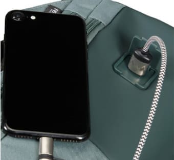 תיק גב אופנתי לנשים עם תא ללפטופ 14.1" מבית המותג העולמי Samsonite דגם STACKD BIZ LAPTOP BACKPACK 14.1" FOREST