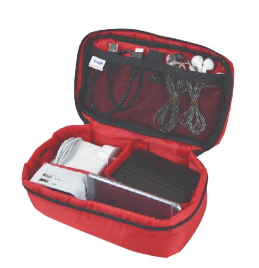 קוביית אריזה לכבלים וגאדג'טים מותאמת לנסיעות מבית חברת VERAGE